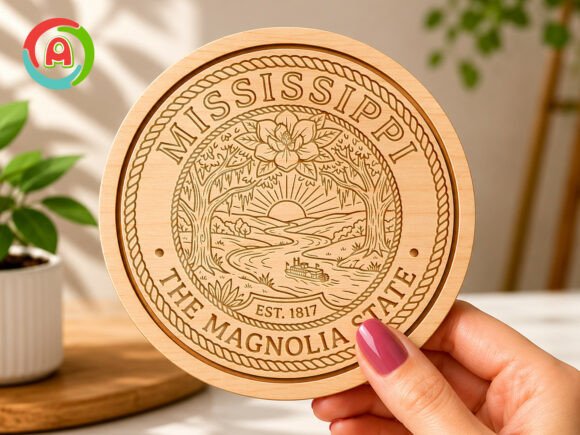 Download Mississippi State Seal Vintage - Premium Bundle