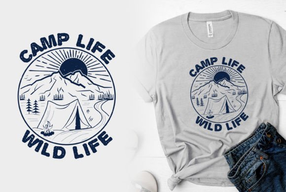 Download Camp Life Wild Life T-shirt Design - Wild life Collection