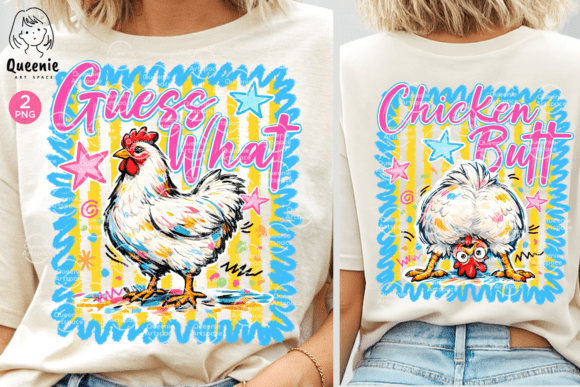 Download Funny Guess What Chicken Animal Farm Png - Chicken Collection