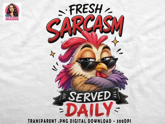Download Sarcastic Chicken | Funny Farm Humor - Chicken Collection