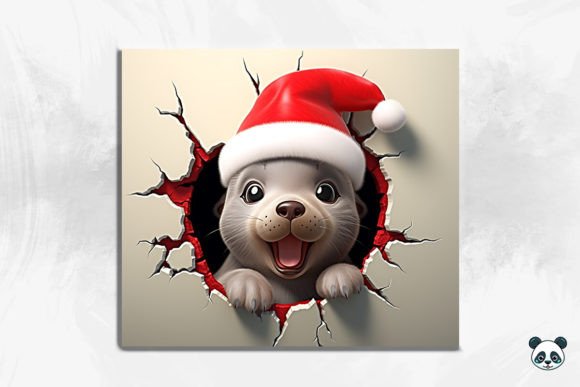 Download 3D Baby Seal Tumbler Wrap Sublimation 1 - Seal Collection