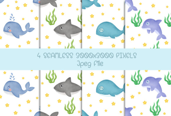 Download Seamless Under the Sea Pattern Papers - Sea pattern Collection