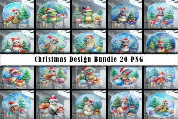 Download Christmas Animals Bundle - Animals bundle Collection