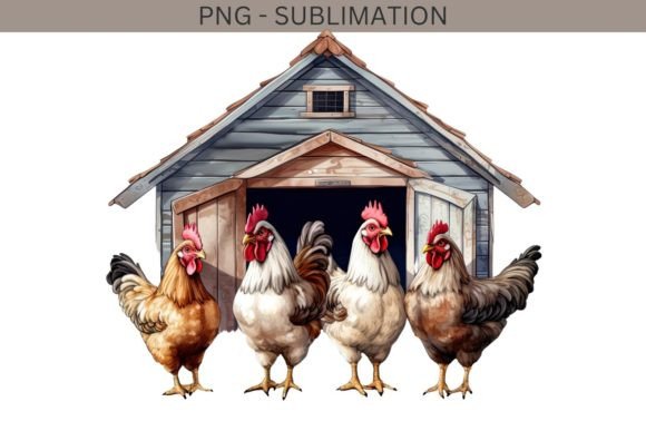 Download Chickens PNG, Farm Animals Digital Image - Chicken Collection