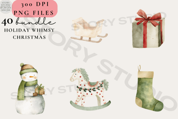 Download Holiday Whimsy Christmas PNG Clipart - Premium Resources